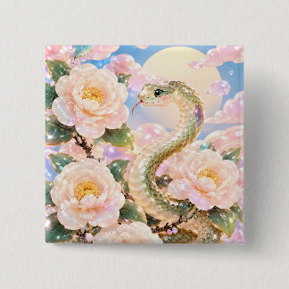 BADGE CARRÉ 5 CM マグネット