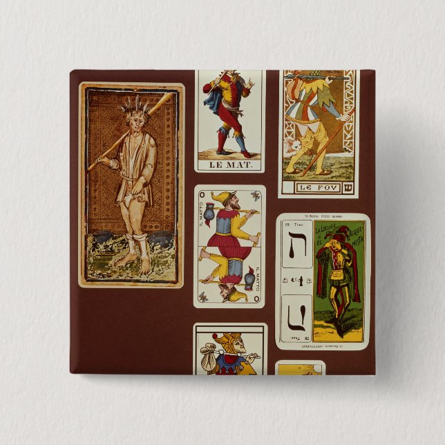 Badge Carré 5 Cm 0 l'imbécile (Devant)