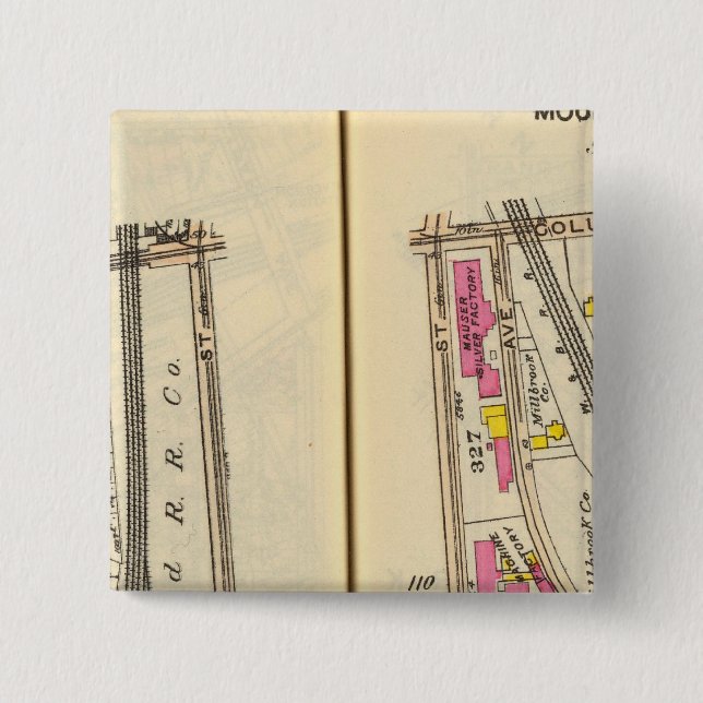 Badge Carré 5 Cm 11011 Mt Vernon (Devant)