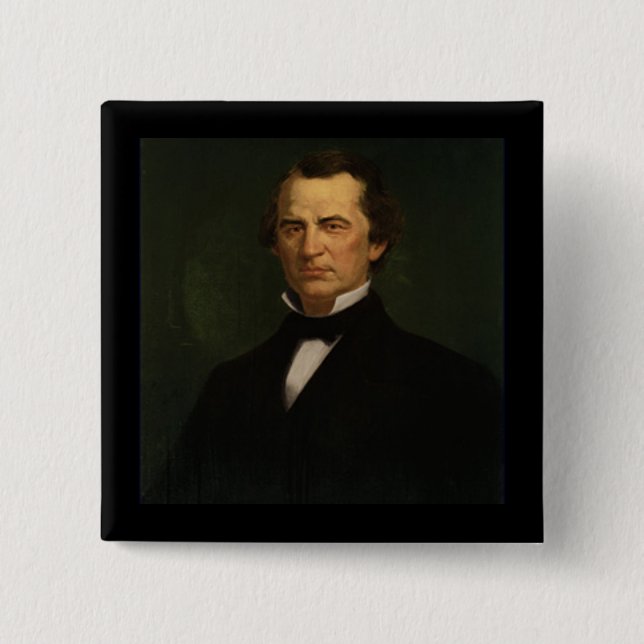 Badge Carré 5 Cm 17 Andrew Johnson (Devant)