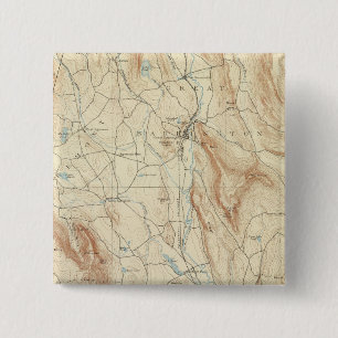 Badge Carré 5 Cm 1 Feuille de Sheffield