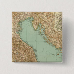 Badge Carré 5 Cm 2426 Italie du Nord