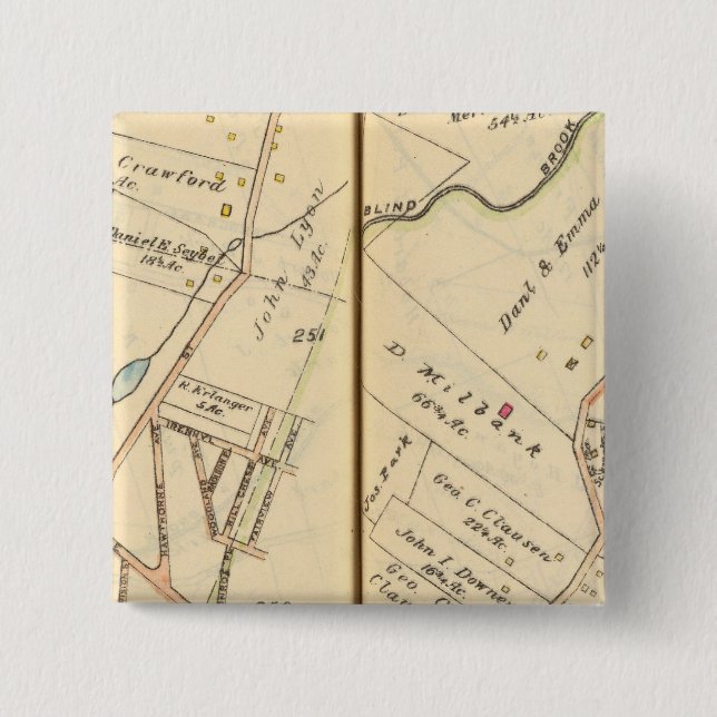 Badge Carré 5 Cm 260261 Rye, Harrison (Devant)