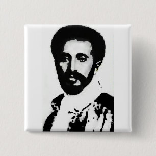 Badge Carré 5 Cm 2" IL insigne de Haile Selassie I