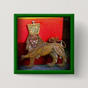 Badge Carré 5 Cm 2" lion d'insigne de Judah