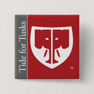 Badge Carré 5 Cm 2" marée pour le bouton de défenses
