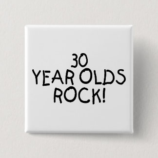 Badge Carré 5 Cm 30 ans de roche