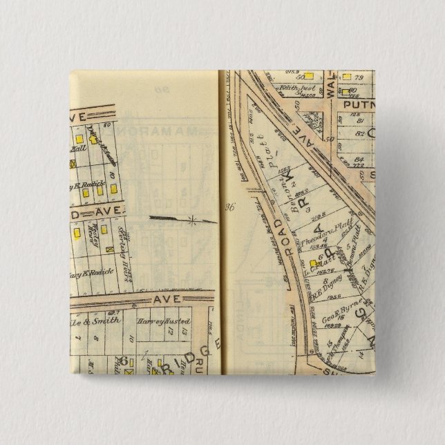 Badge Carré 5 Cm 36-37 Plaines blanches (Devant)