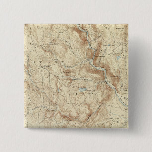 Badge Carré 5 Cm 3 Feuille Granville