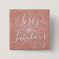 40 et fabuleux Rose Gold Blush Parties scintillant