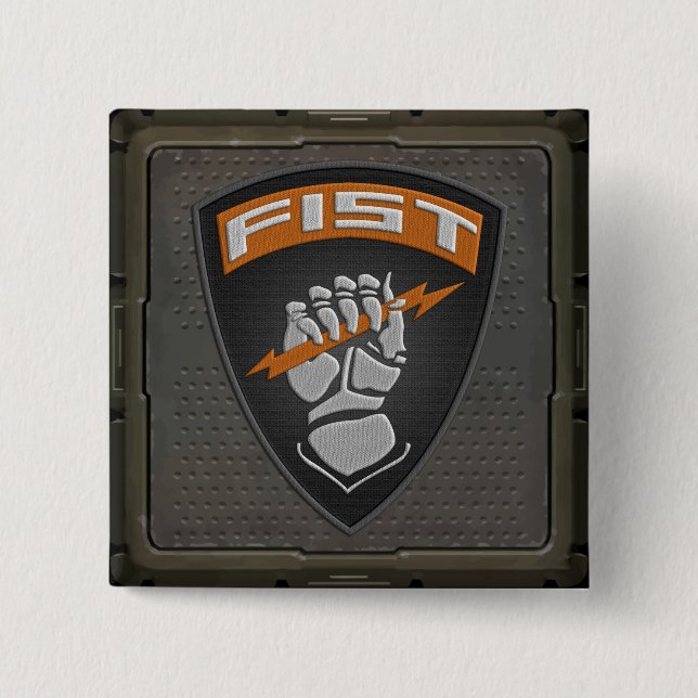 Badge Carré 5 Cm [500] Forward Observer (FIST) [Patch] (Devant)