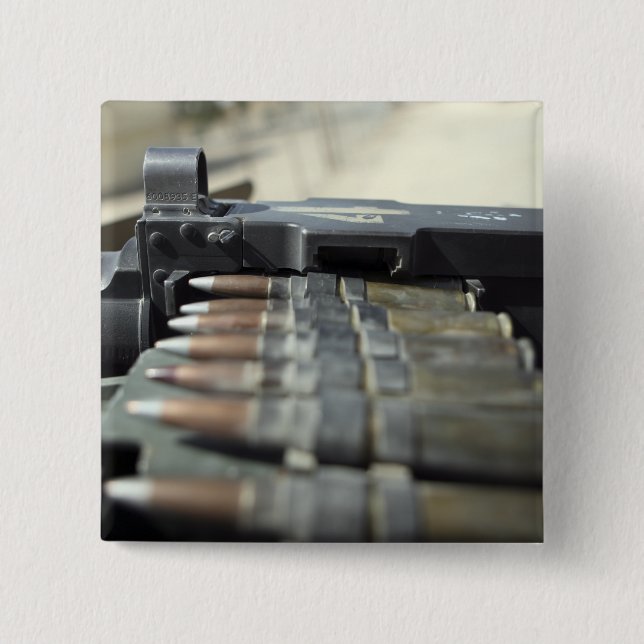 Badge Carré 5 Cm 50 obus de mitrailleuse de calibre (Devant)