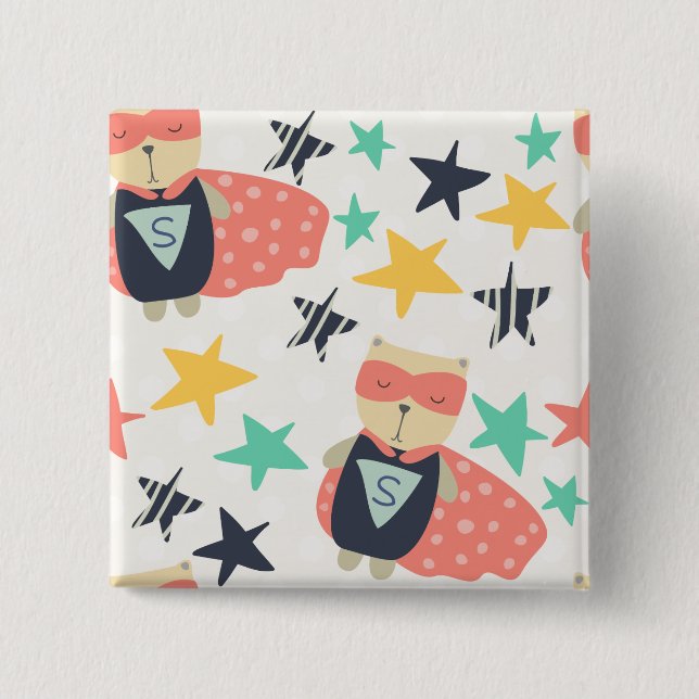 Badge Carré 5 Cm 5,2 g (Devant)