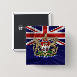 Badge Carré 5 Cm [600] Hong Kong - 1959-1997 Armoiries