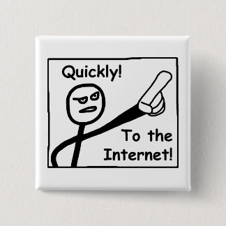 Badge Carré 5 Cm À Internet
