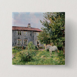 Badge Carré 5 Cm À la ferme, 1889