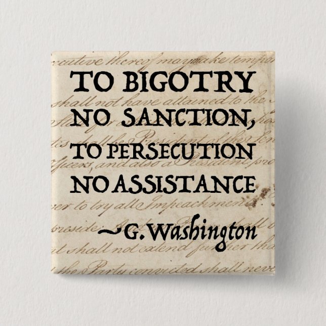 Badge Carré 5 Cm À la persécution Aucune assistance (Devant)