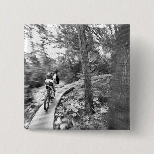 Badge Carré 5 Cm Aaron Rodgers en VTT sur le Stairway to