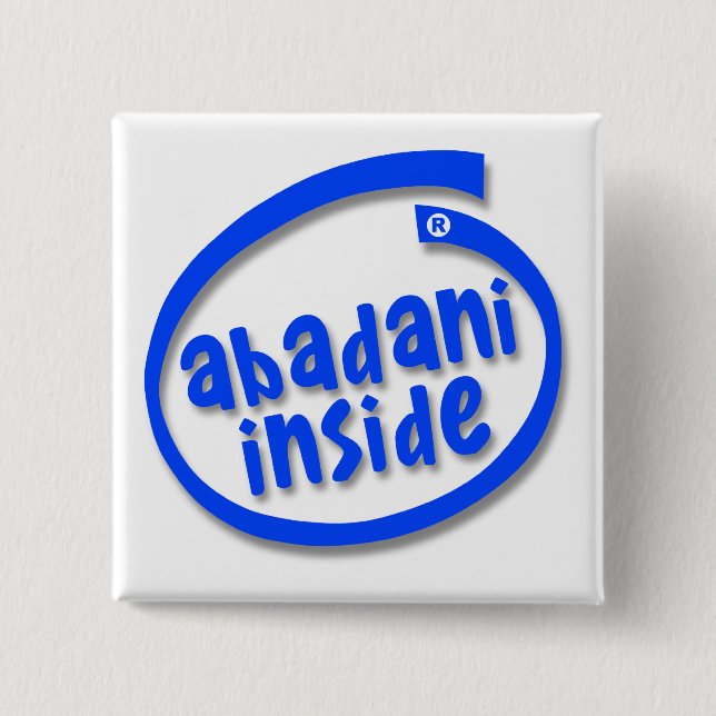 Badge Carré 5 Cm Abadani Inside (Devant)