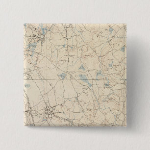 Badge Carré 5 Cm Abington, Massachusetts