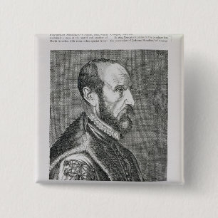 Badge Carré 5 Cm Abraham Ortelius