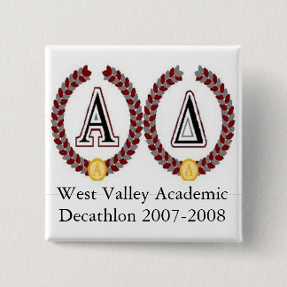 Badge Carré 5 Cm acadec2, décathlon scolaire 2007-2008 de vallée