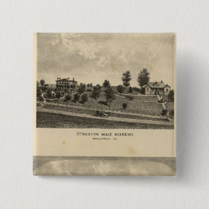 Badge Carré 5 Cm Académie masculine de Staunton