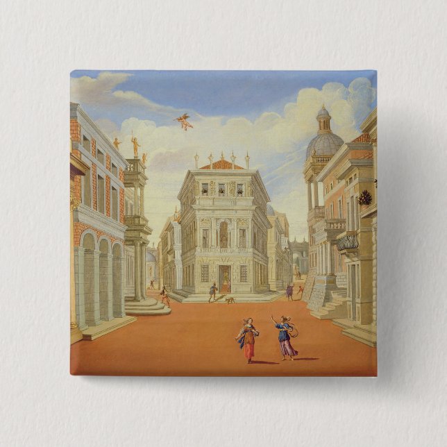 Badge Carré 5 Cm Acte II, scènes I et VIII (Devant)