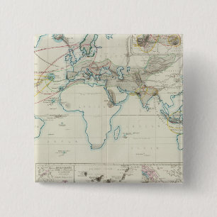 Badge Carré 5 Cm Action volcanique