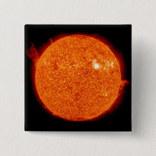 Badge Carré 5 Cm Activité solaire le Sun