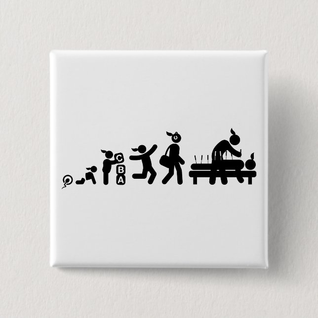 Badge Carré 5 Cm Acuponcture (Devant)