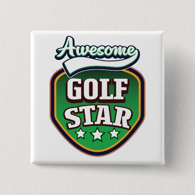 Badge Carré 5 Cm Affiche de voyage de Chicago Illinois USA (Devant)