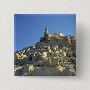 Badge Carré 5 Cm Afghanistan, vallée de Bamian. La légende dit qu