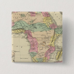 Badge Carré 5 Cm Afrique 13