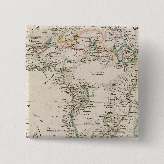 Badge Carré 5 Cm Afrique 21 (Devant)
