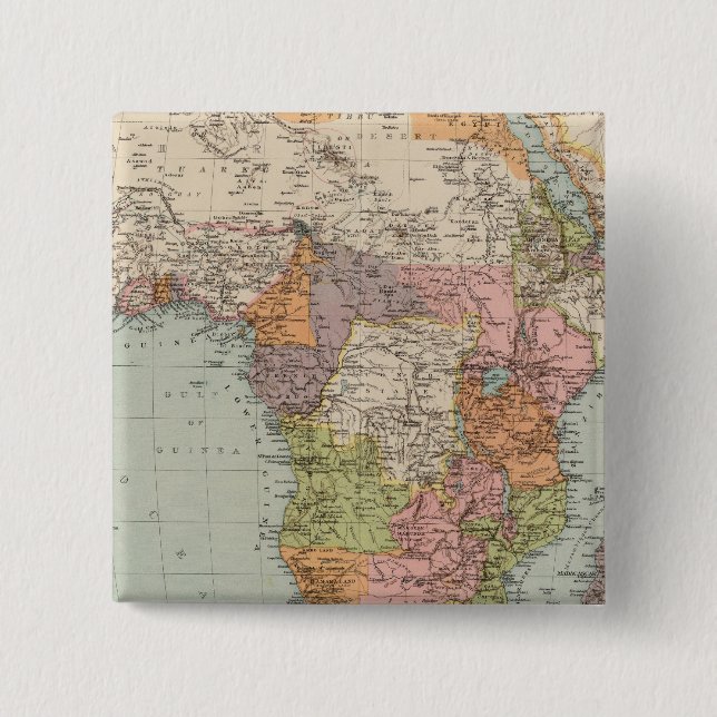 Badge Carré 5 Cm Afrique 35 (Devant)