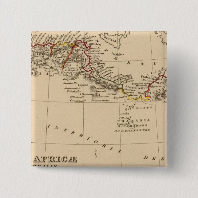 Badge Carré 5 Cm Afrique 37 (Devant)
