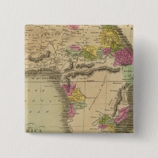 Badge Carré 5 Cm Afrique 48 (Devant)