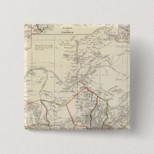 Badge Carré 5 Cm Afrique du Sud