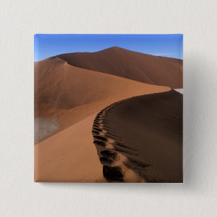 Badge Carré 5 Cm Afrique, Namibie, Parc national de Namib-Naukluft,