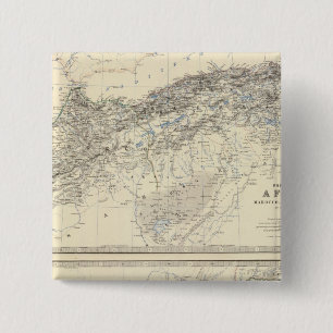 Badge Carré 5 Cm Afrique, Nouvelle-Zélande, S