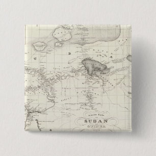 Badge Carré 5 Cm Afrique occidentale
