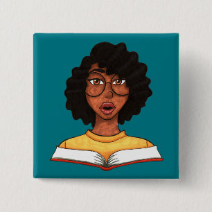 Badge Carré 5 Cm Agent de réservations de Vivienne