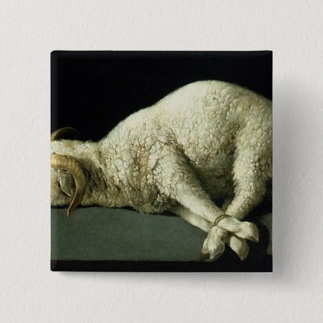 Badge Carré 5 Cm Agnus Dei, c.1635-40 (Devant)