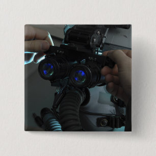 Badge Carré 5 Cm Airman ajuste la durée de l'oeil