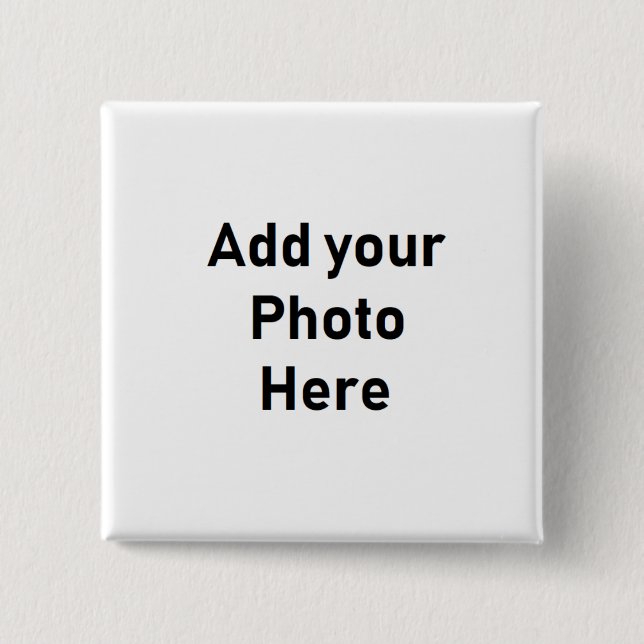 Badge Carré 5 Cm Ajouter une photo à ce bouton (Devant)