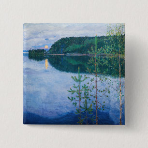 Badge Carré 5 Cm Akseli Gallen-Kallela - Nuit du printemps