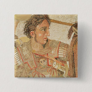Badge Carré 5 Cm Alexandre le grand 'de l'Alexandre