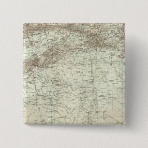 Badge Carré 5 Cm Algérie et Tunisie
