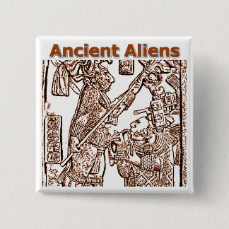 Badge Carré 5 Cm Aliens antiques 2